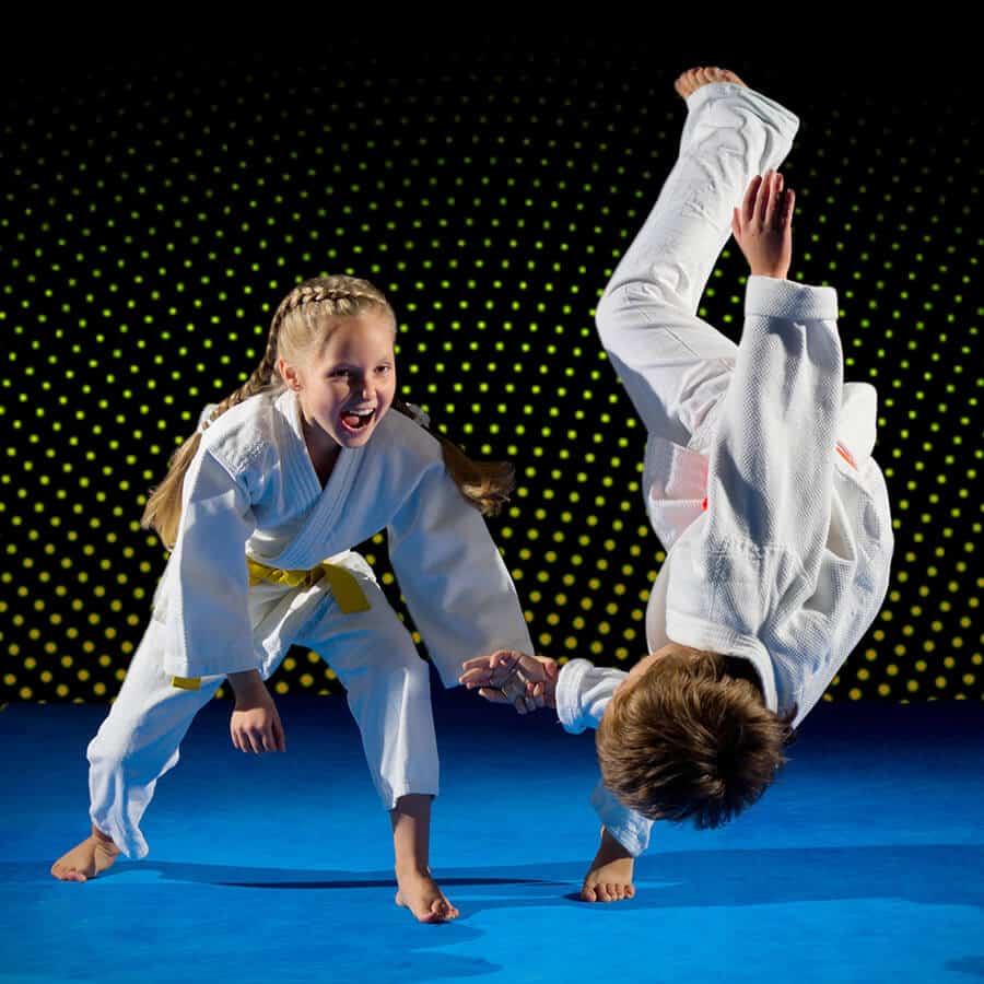 Martial Arts Lessons for Kids in Apex NC - Judo Toss Kids Girl