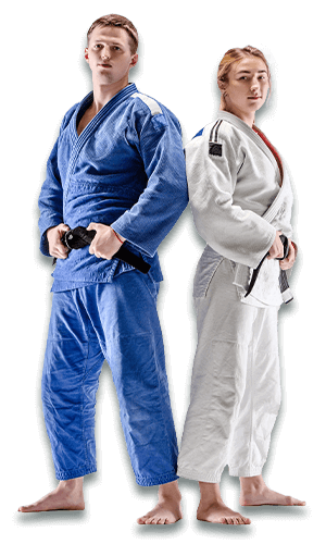 Brazilian Jiu Jitsu Lessons for Adults in Apex NC - BJJ Man and Woman Banner Page