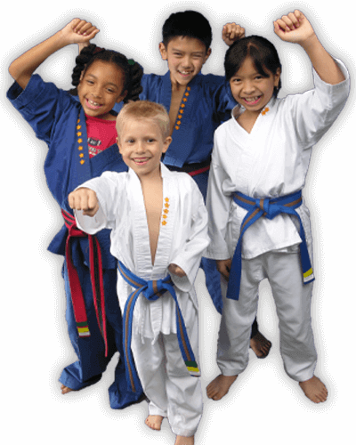 Martial Arts Summer Camp for Kids in Apex NC - Happy Group of Kids Banner Summer Camp Page