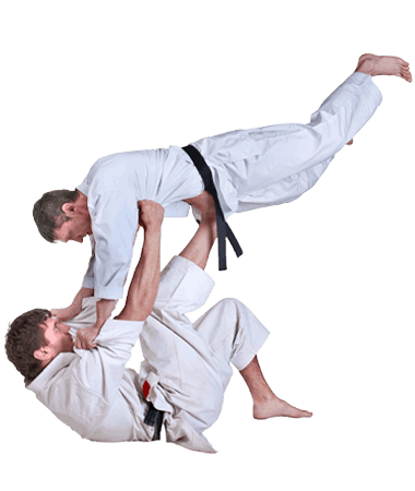 Brazilian Jiu Jitsu Lessons for Adults in Apex NC - BJJ Floor Throw Men